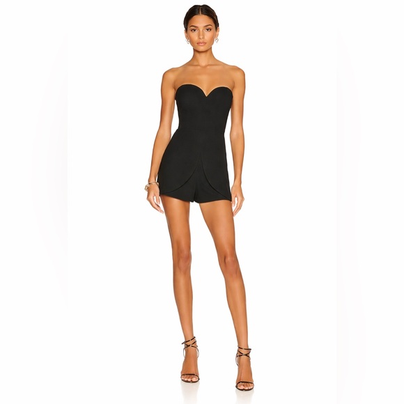 Alexis Rare Romper in Charcoal
